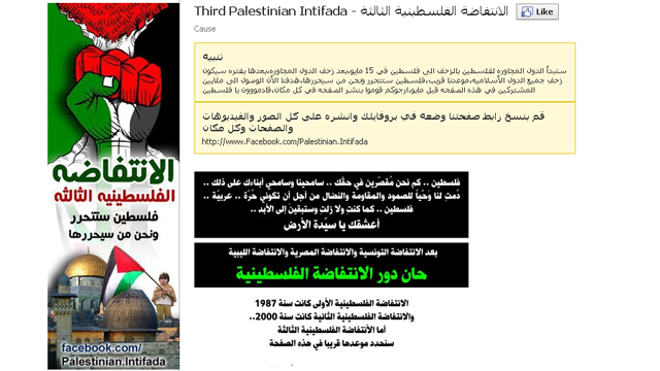 Third palestinian intifada